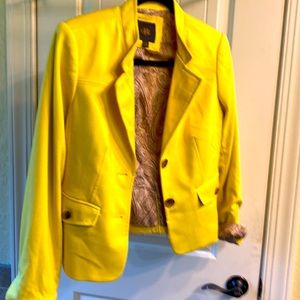 Womens yellow blazer